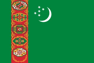 Flag: Embassy of Turkmenistan