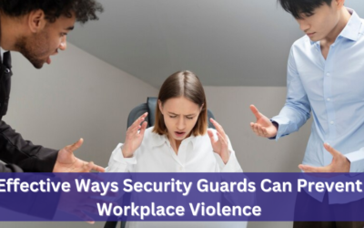Effective Ways Security Guards Can Prevent Workplace Violence